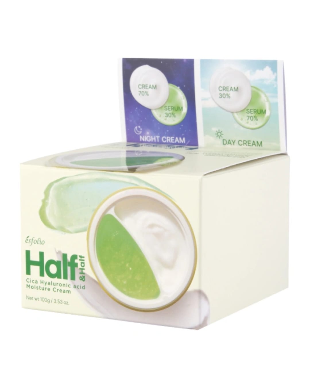 Esfolio Half & Half Cica Hyaluronic Acid Moisture Cream