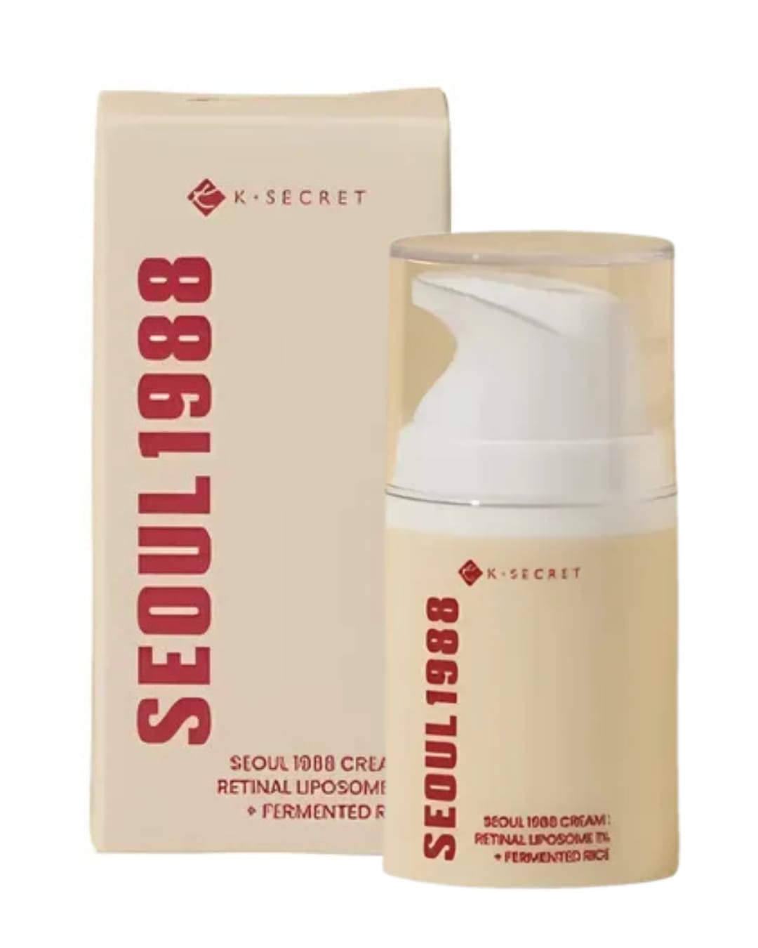 SEOUL 1988 Cream: Retinal Liposome 1% + Fermented Rice de K-Secret